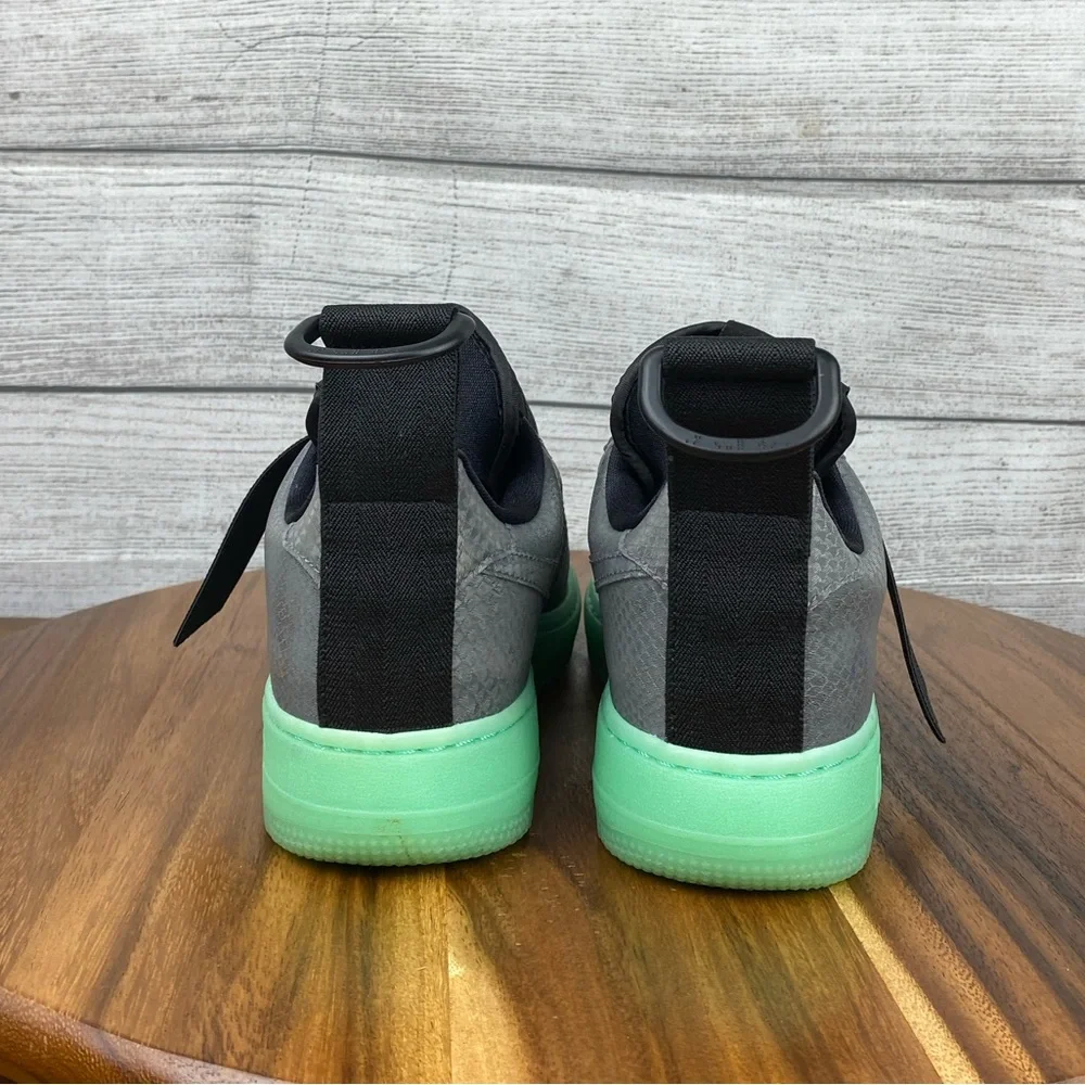 Nike Air Force 1 Utility Cool Grey OBJ Odell Beckham Jr Shoe AV2040-001 Kids 5.5